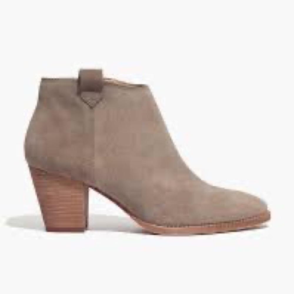 Madewell Suede Ankle Boots, Size 6